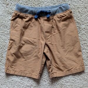 Carter's Tan Shorts with Gray Waistband